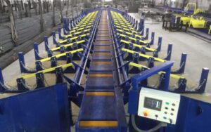 Logistic improvement for rebar processing shop