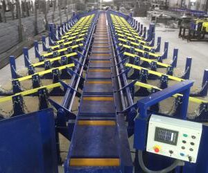 Logistic improvement for rebar processing shop