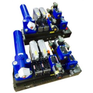 Industrial press control manifold