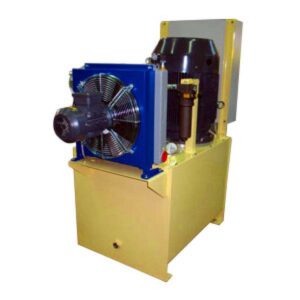 Powerpack with electrical panel for naval crane