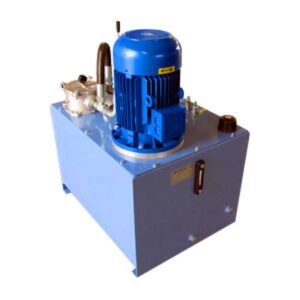 Powerpack for presses and benders with manual distributor valve